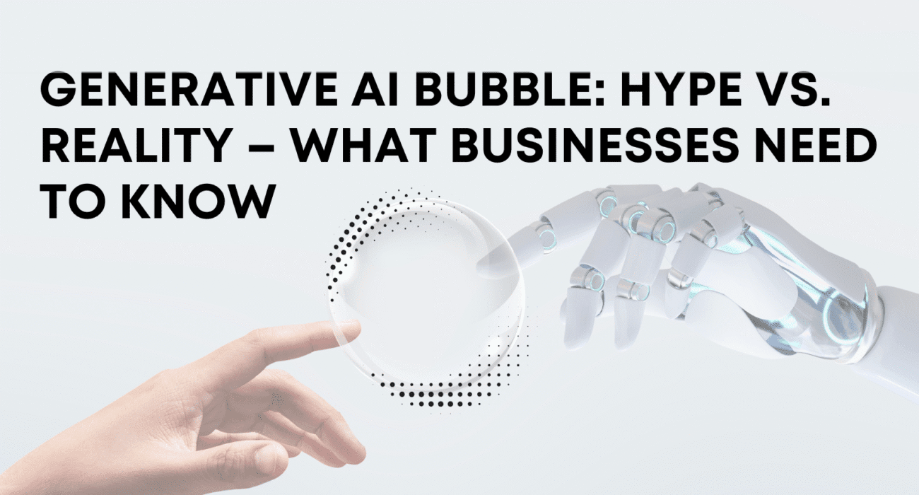 generative ai bubble vs reality