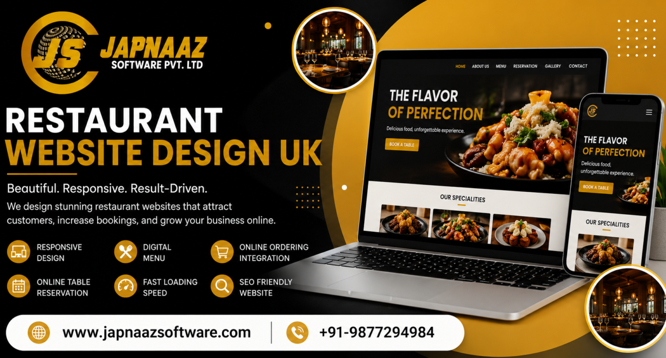 Restaurant Website Design UK/Japnaaz Software