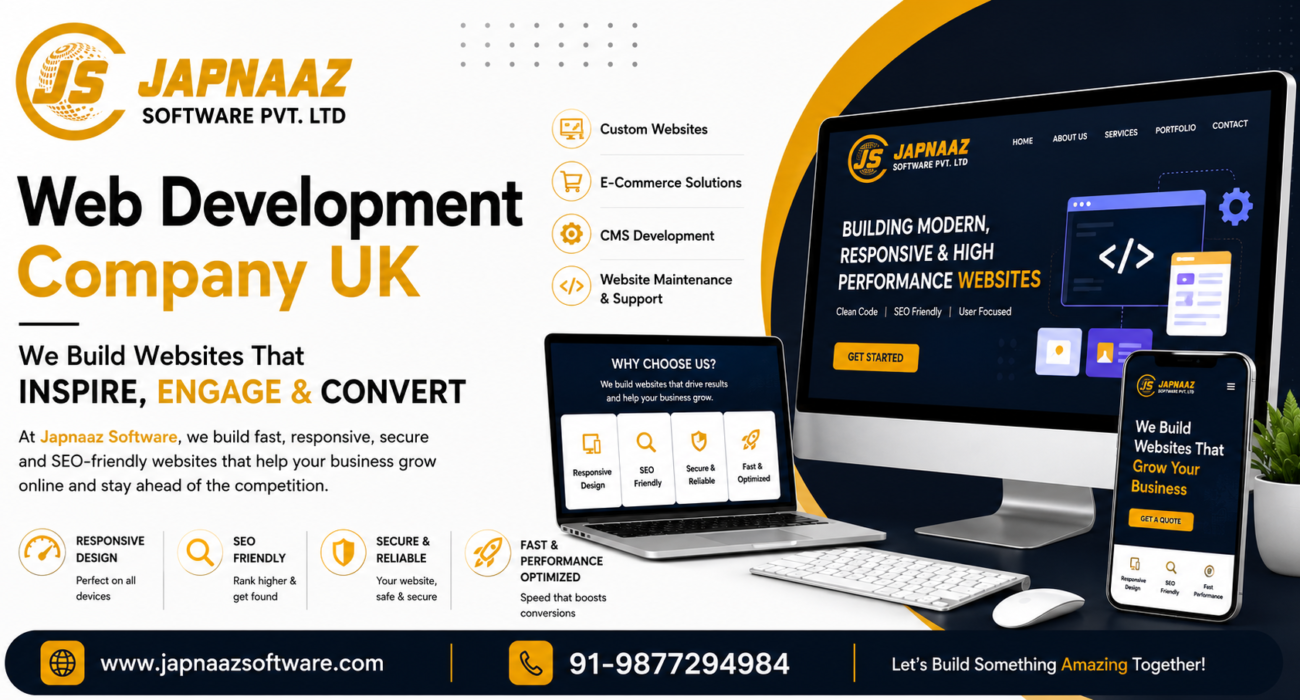 Web Development Company UK/ Japnaaz Software