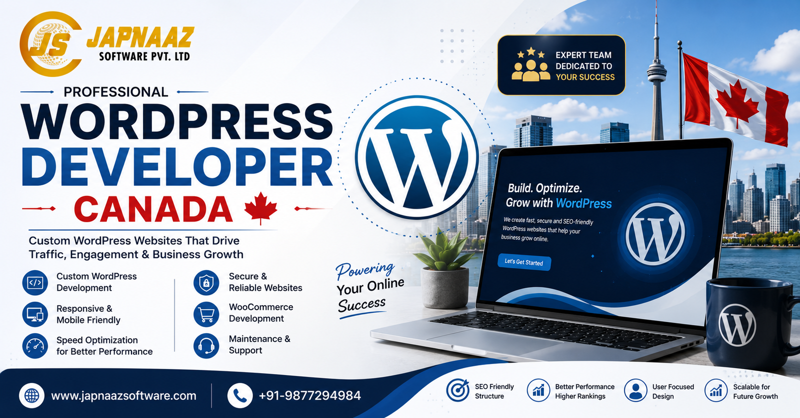 WordPress Developer Canada: Expert Website Development 