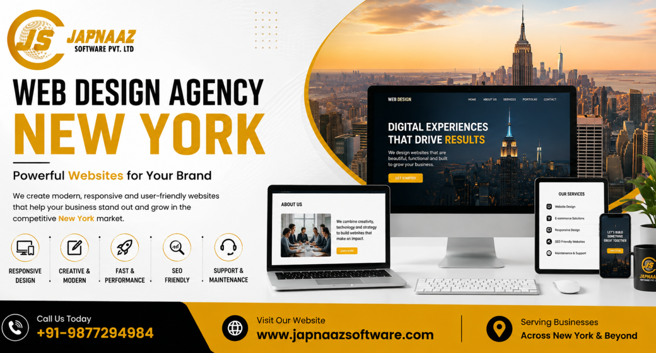 Web Design Agency New York Japnaaz software