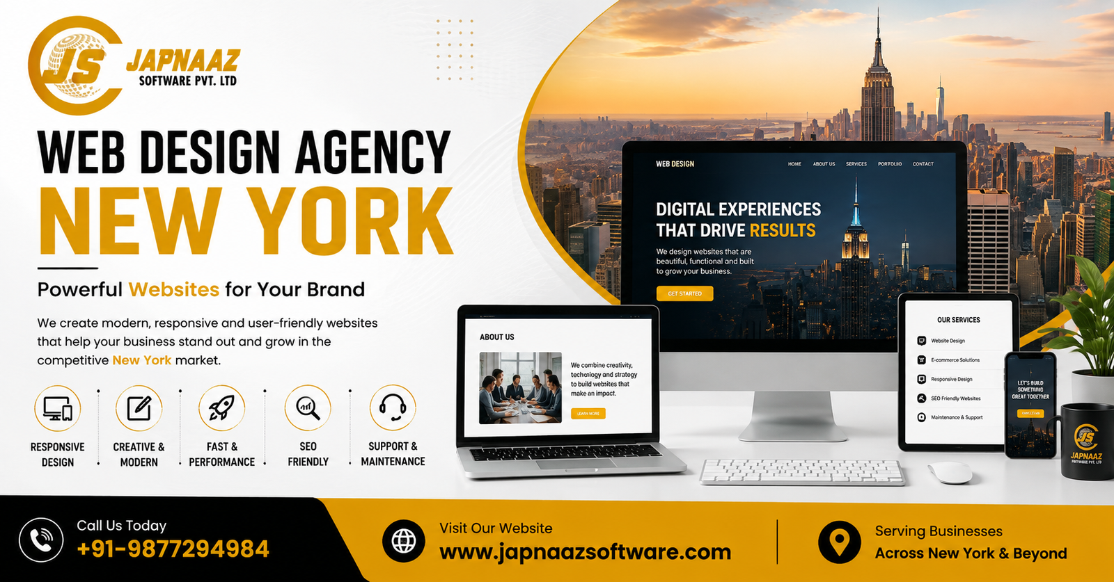 Web Design Agency New York: Powerful Websites for Your Brand 