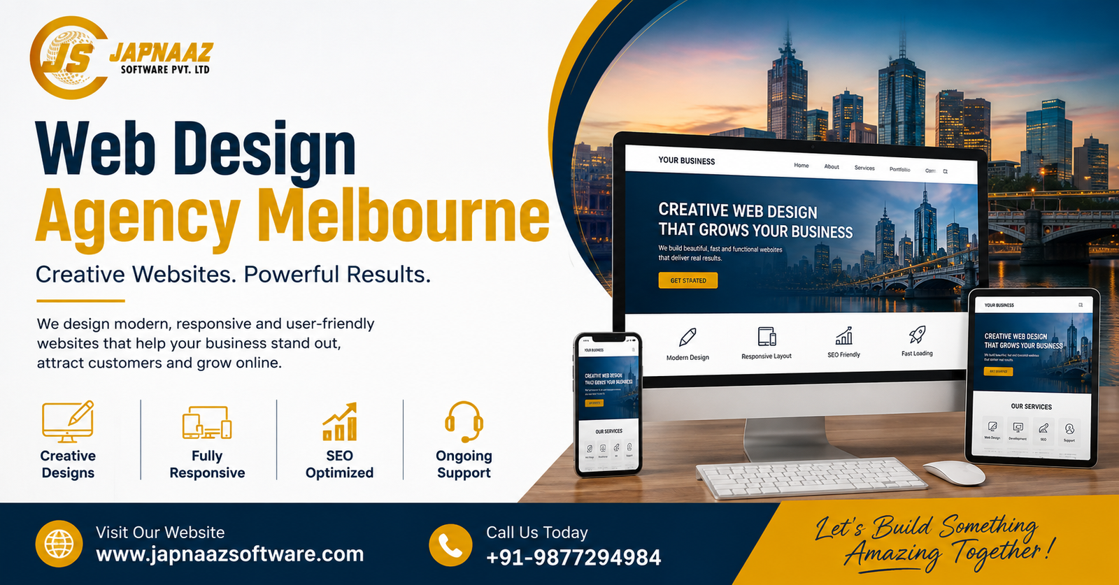 Web Design Agency Melbourne for Creative Business Websites