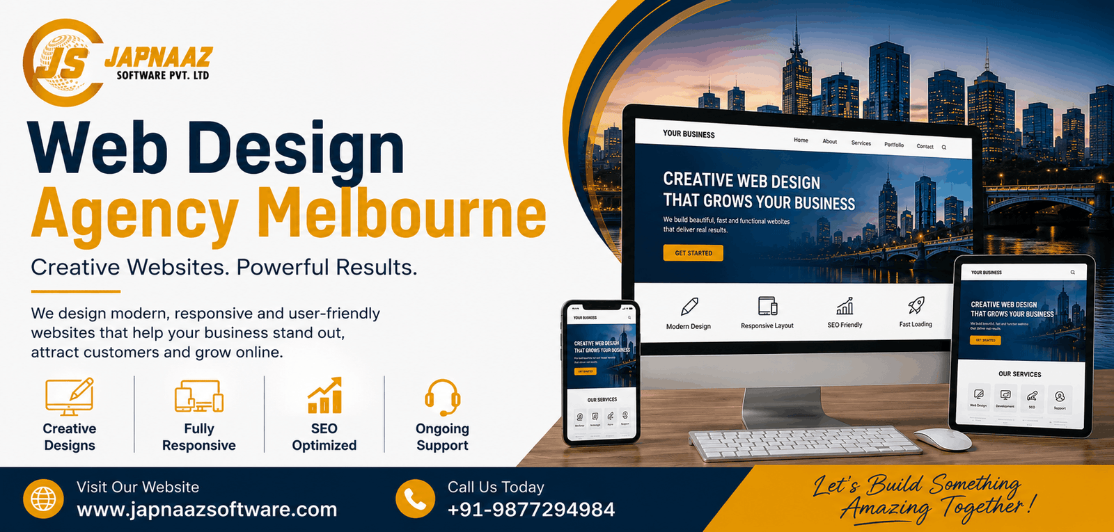 Web Design Agency Melbourne for Creative Business Websites