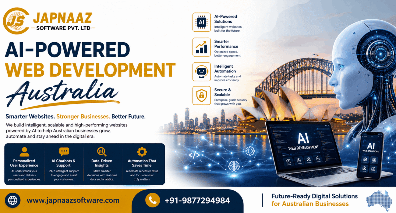 AI-Powered Web Development Australia Japnaaz Software