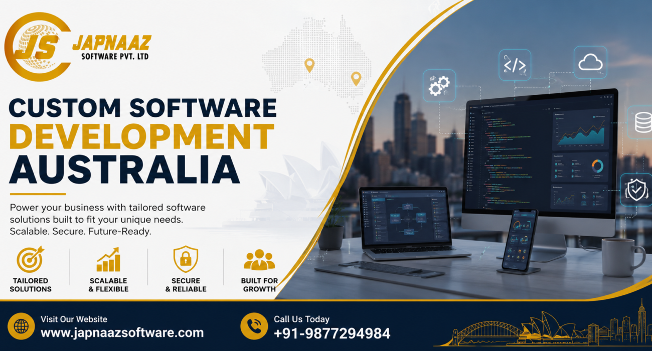 Custom Software Development Australia Japnaaz Software