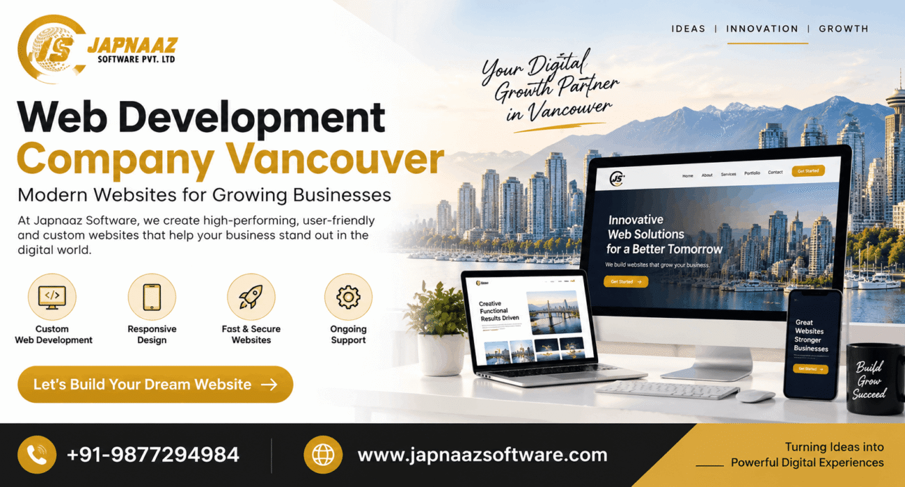 Web Development Company Vancouver Japnaaz Software