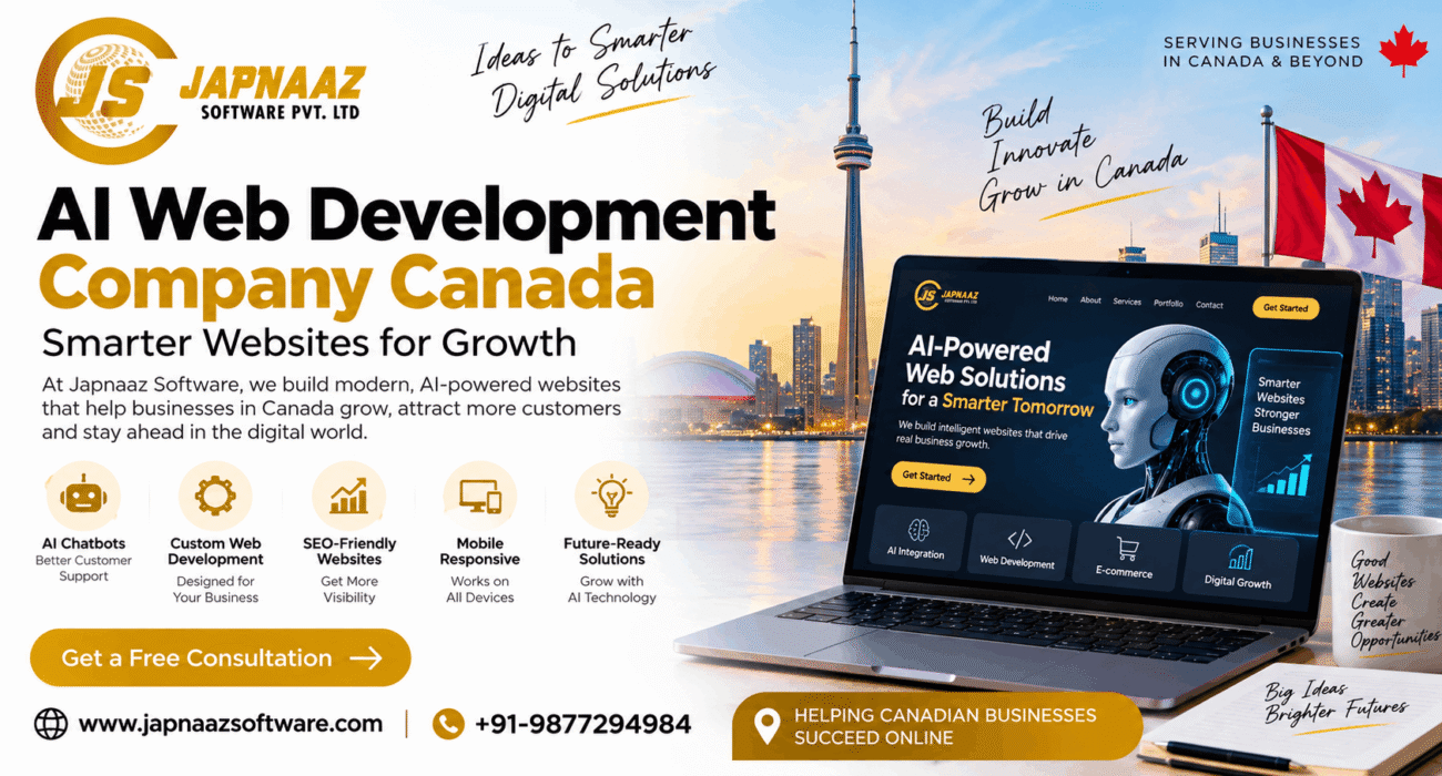 AI Web Development Company Canada Japnaaz Software
