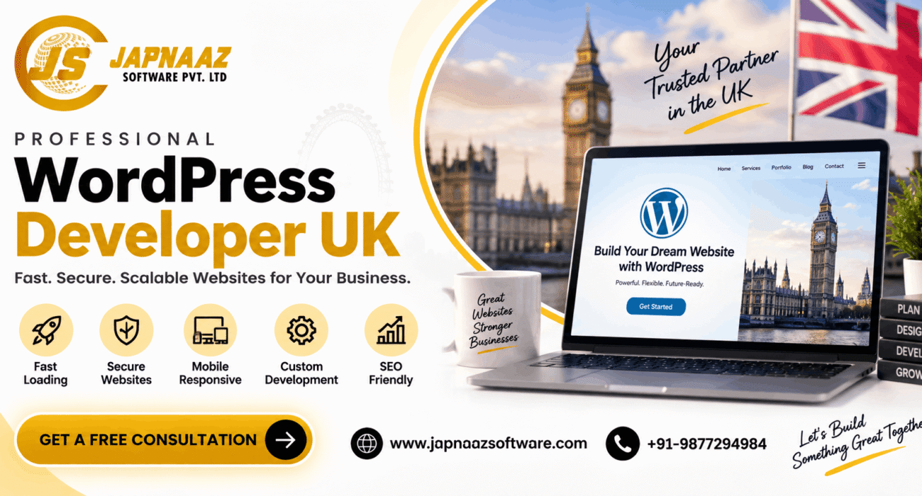 WordPress Developer UK Japnaaz Software