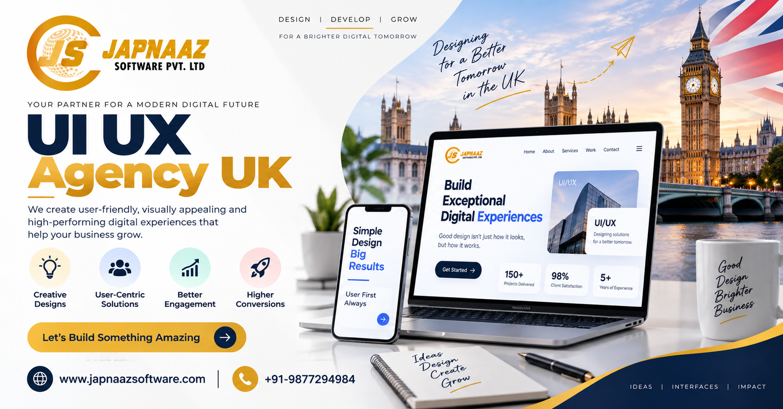 UI UX Agency UK for Modern & User-Friendly Digital Designs 
