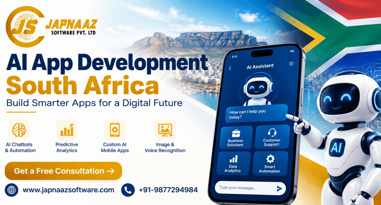 AI App Development in South Africa/ Japnaaz Software