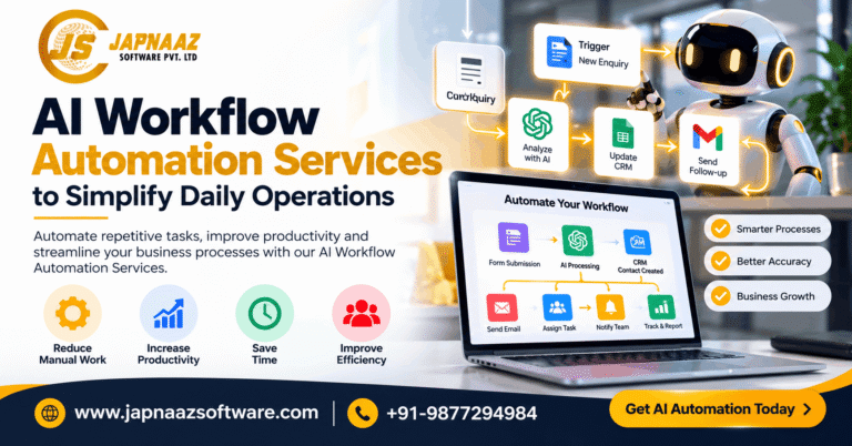 AI Workflow Automation Services to Simplify Daily Operations 