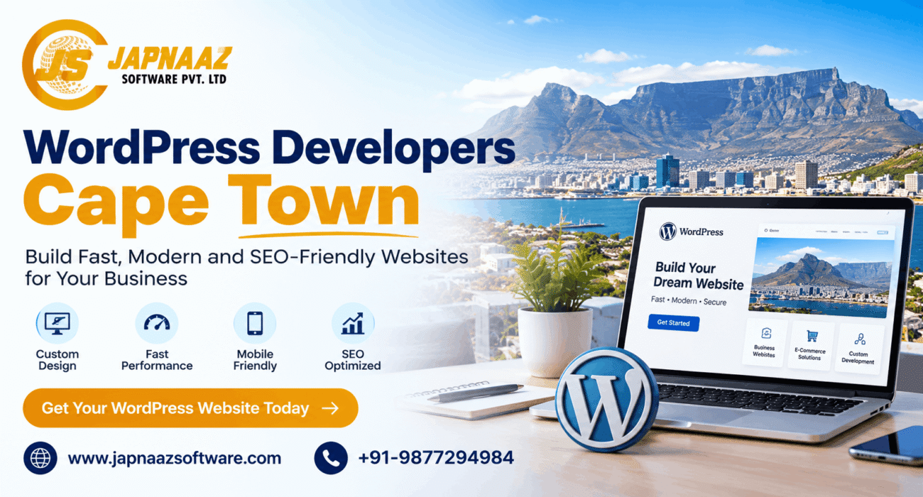 Cape Town WordPress Development Banner/ Japnaaz Software
