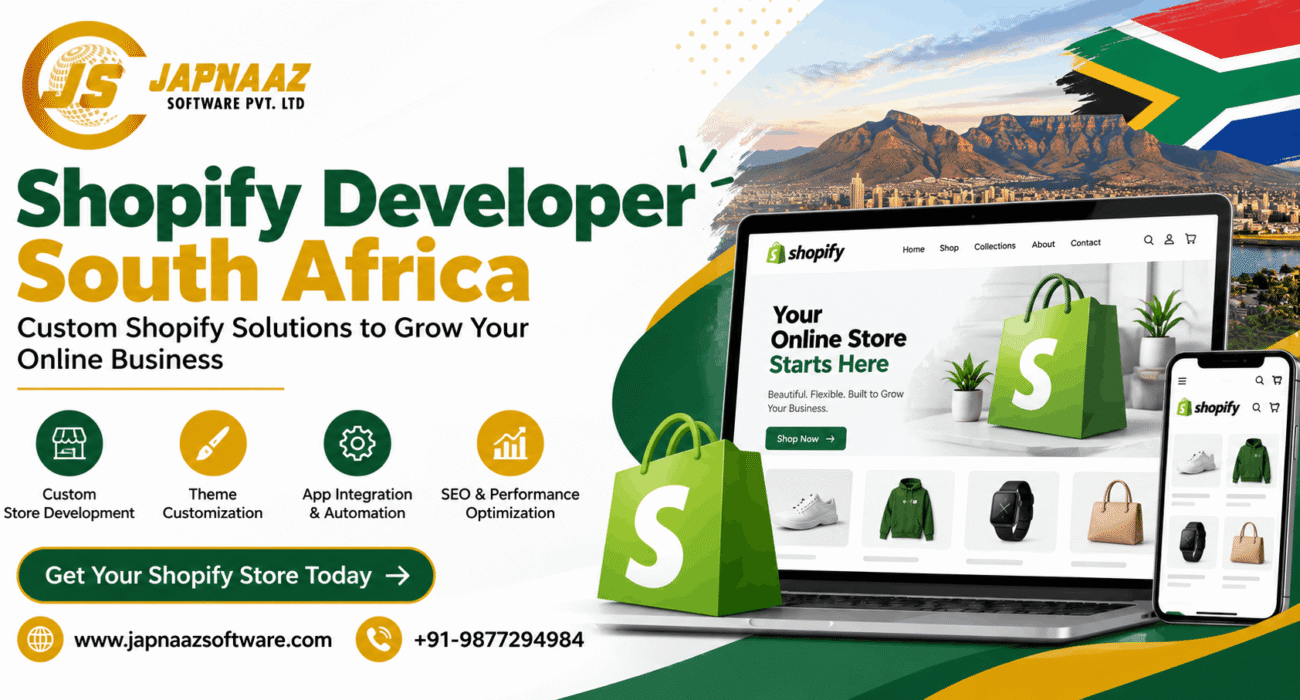 Shopify Development in South Africa/ Japnaaz Software